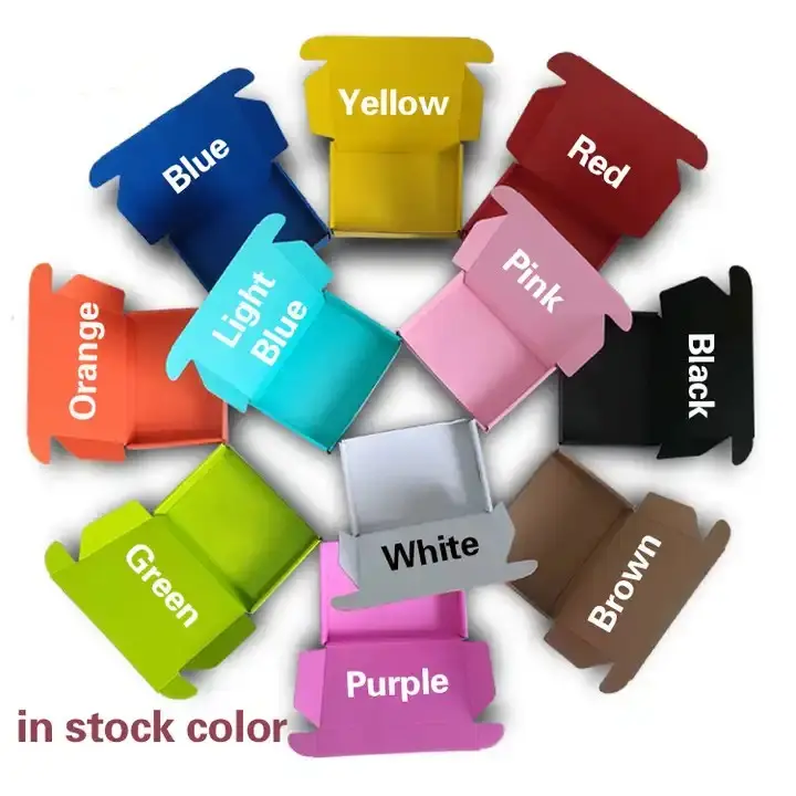 저렴한 가격 화장품 세트 선물 포장 구독 핑크 컬러 골판지 A4 배송 상자 우편 우편물 상자