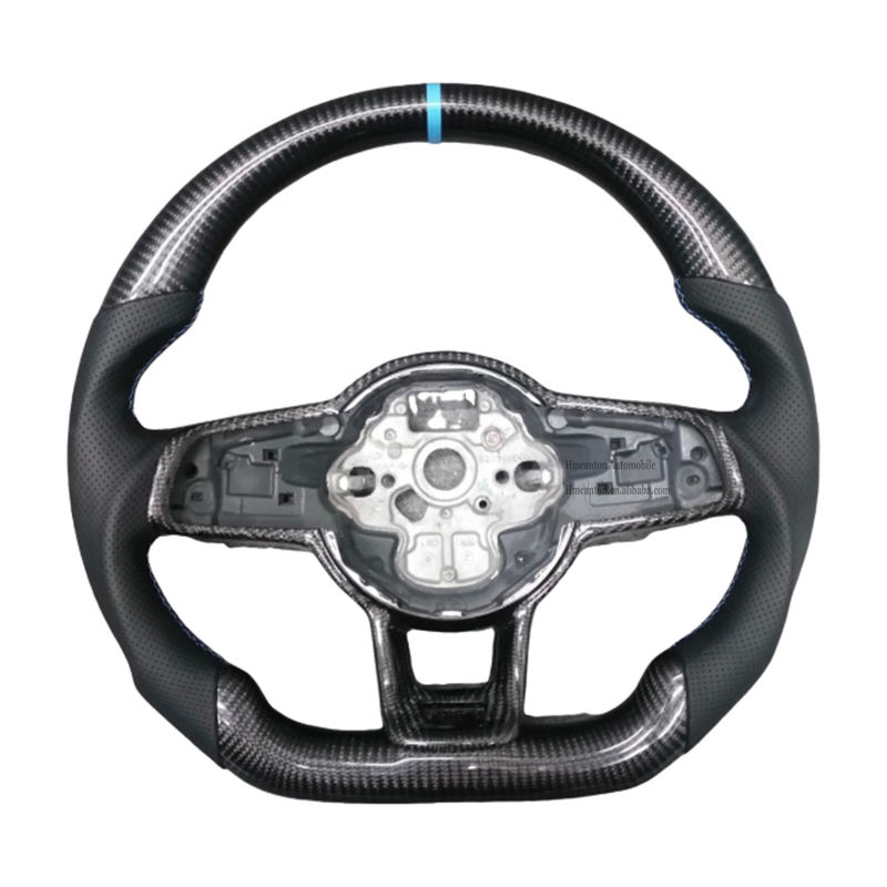 หนังมีรู + แถบบลูท็อป + เย็บสีฟ้า + คาร์บอนไฟเบอร์