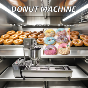Hot Bán Thương Mại Tự Động Mini Donut Nồi Chiên Máy Cho Tiệm Bánh Và Nhà Hàng Được Làm Với Bột Sữa Ngô - Product Image 2