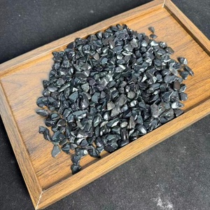 Pierres brutes d'obsidienne noire naturelle en vrac, non percées, pour pyramides d'orgonite DIY et guérison Reiki, vente en gros - Product Image 4