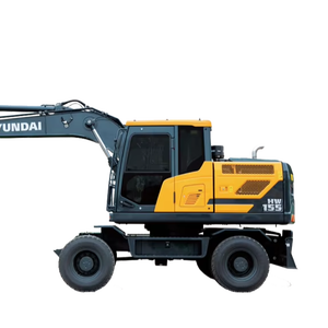 Meilleure vente, prix abordable, excavatrice d'occasion d'origine HYUNDAI HW155, 14 tonnes, excavatrice sur roues à vendre. - Product Image 1