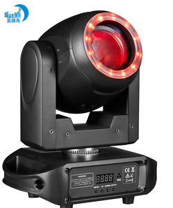 Luz Móvil de Cabeza con Efecto de Arcoíris, Luz de Escenario Multicolor de 80w, Luminarias de Escenario - Product Image 2