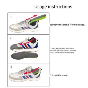 Protection des orteils pour chaussures de football contre les plis et les plis de compression, support de protection des orteils pour chaussures de sport - Product Image 6