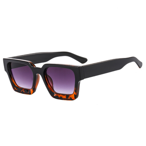 Lunettes de soleil de luxe pour femmes, monture carrée épaisse en PC, protection UV400, rose tendance, Gafas De Sol - Product Image 3
