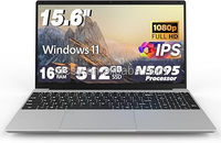 Hot Sale New 15.6" Inch Quad Core Intel N5095 Wireless IPS Panel 90Hz Notebook Computer for Students & Educators