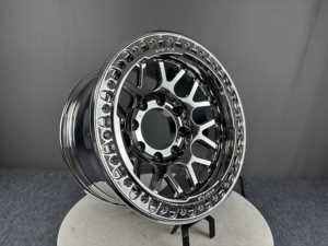 ล้อฟอร์จ VIAOL 4x4 สำหรับรถกระบะ SUV ออฟโรด ขอบล้อแบบ Beadlock ขนาด 16 17 18 นิ้ว ชุบโครเมียม สำหรับรถ Wrangler และ Tank - Product Image 5