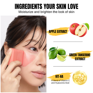 Groothandel Cosmetische Hoge <span class=keywords><strong>Matte</strong></span> <span class=keywords><strong>Blusher</strong></span> Stick Roze Enkele Blush Borstel Langdurige Minerale Poeder Lip & Wangbalsem Blush Stick