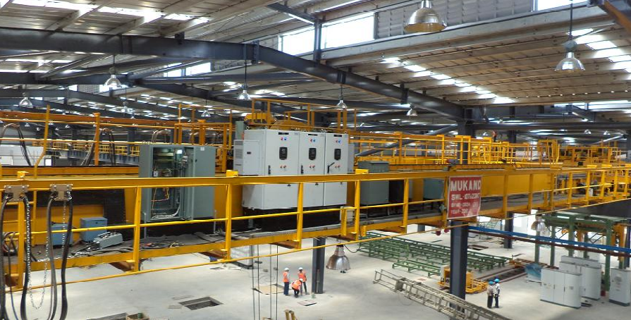Heavy Duty QDY Foundry Crane Metallurgy Double Girder Overhead With Hook