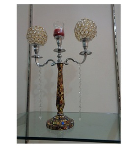 Decoración de mesa de boda, candelabro de Metal sólido, precio de fábrica - Product Image 1
