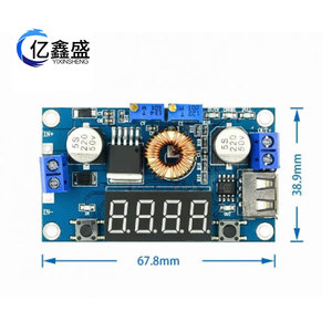 XL4015 โมดูลไดร์เวอร์พาวเวอร์ 5A DC 5V แรงดันไฟฟ้าคงที่ กระแสไฟ LED ไดร์เวอร์ ชาร์จแบตเตอรี่ลิเธียม - Product Image 4