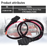 Ensembles de câbles métier à tisser pour câbles de batterie côté charrue et camion pour chasse-neige Western Fisher 21294 61169 61548 8274 US