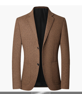 <span class=keywords><strong>Blazer</strong></span> da <span class=keywords><strong>Uomo</strong></span> per Completo Business, <span class=keywords><strong>Giacca</strong></span> Casual Primaverile e Autunnale a Due Bottoni, Vendita all'Ingrosso - Product Image 5