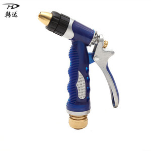 Pistola de agua de alta presión Hailan con conexión rápida, color azul, para lavado de autos y limpieza ligera. - Product Image 1