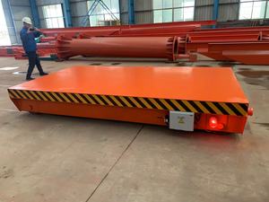 New Series Electric Flat Car Transfer <strong>Cart</strong> with Storage Battery for <strong>Handling</strong> Steel Plate in Manufacturing Plant - Product Image 4