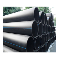 Tuyaux d'eau en polyéthylène haute densité (HDPE) DN800mm, tubes en plastique flexibles SDR11, usage industriel, haute pression, anti-corrosion