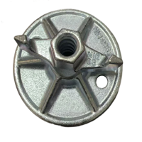 Écrou à oreilles en acier de style industriel personnalisé et plaque combinée coffrage système de tirants coffrage en béton de construction forgé