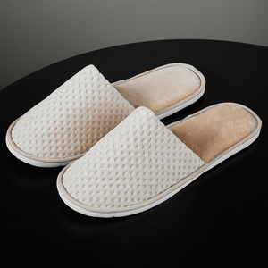 Vente en gros de pantoufles d'hôtel en lin écologiques - Product Image 6