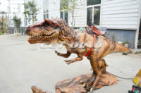   T-Rex Électrique Animatronique Réaliste pour Enfants, Dinosaures à Chevaucher pour Parcs d'Attractions et Centres Commerciaux