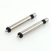 Prise audio mono 3,5 mm, longueur 31,5 mm, cuivre nickelé or/noir, mâle 12 V pour audio et vidéo
