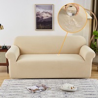 Vente en gros imperméable antidérapant haute Spandex bulle protecteur de canapé solide imperméable housse de canapé