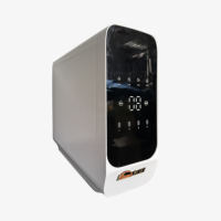 Pemurni air Osmosis, 600G membersihkan sendiri 4 tingkat fluks tinggi tampilan TDS USB rumah tangga Filter air RO plastik luar ruangan