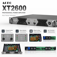 Amplifier DJ Digital 2 Kanal 600W 8 Ohm Profesional untuk Subwoofer Speaker Suara Altavoces