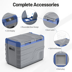 Réfrigérateur de <span class=keywords><strong>camping</strong></span> NLS35 Alpicool OEM & ODM Réfrigérateur de voiture 12v à double température et double contrôle Refroidisseur électrique mini réfrigérateur congélateur - Product Image 3