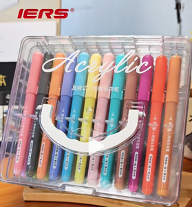 Marcadores de Pintura Acrílica JusArt con Punta de Pincel, 30 Colores, a Base de Agua, Sin Derrames, con Control Automático de Tinta, Resistentes al Agua, para Manualidades - Product Image 3