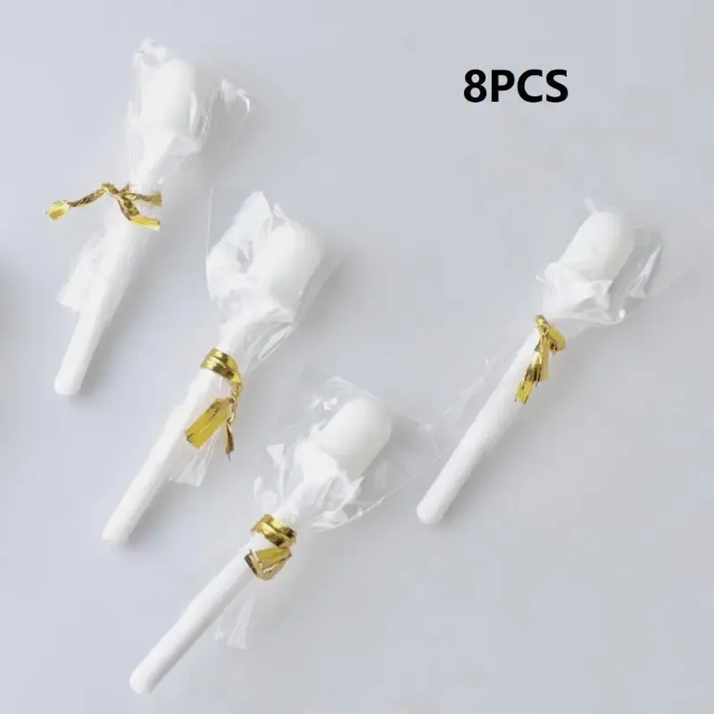8 ชิ้น สีขาว