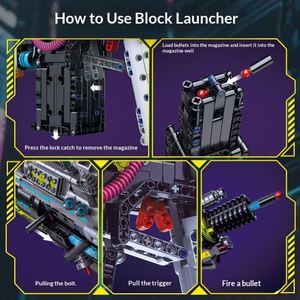 Compatible <span class=keywords><strong>con</strong></span> DAWN CREATION Energy Blaster, Bloques de Construcción ABS de 40 Piezas, Pistolas de Juguete, Rifle de Asalto Eléctrico de Alta Potencia, Juguete de Ensamblaje - Product Image 3