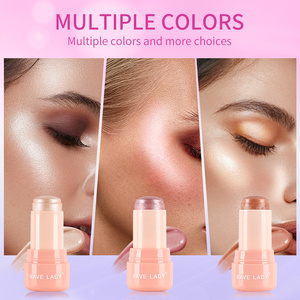 Stick blush et illuminateur 2 en 1, waterproof, haute pigmentation, non collant, longue tenue, pour le maquillage des joues, marque privée - Product Image 2