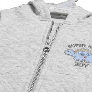 Ensemble 3 pièces pour bébé : body à manches longues, <span class=keywords><strong>gilet</strong></span> à capuche et pantalon long 3 en 1 - Product Image 4