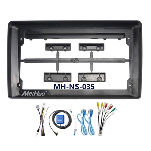 Meihua Auto Cable estéreo para Nissan <span class=keywords><strong>Sunny</strong></span> 2004-2010 Android Car <span class=keywords><strong>Radio</strong></span> con plástico Facial 9 pulgadas Marco de accesorios - Product Image 1