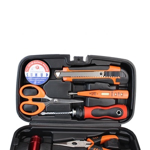 Ensemble d'outils à main multifonctionnels pour la maison, 17 pièces, kit de réparation domestique avec boîte de rangement portable pour l'entretien quotidien et les travaux de bricolage - Product Image 4