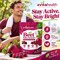 Gummies de Betterave à Marque Blanche avec CoQ10, Pépins de Raisin, Stimulant d'Oxyde Nitrique, Beauté & Énergie, Amélioration de la Circulation Sanguine, Supplément Végétalien OEM