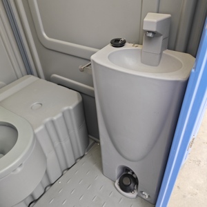 Baño Portátil de HDPE de <span class=keywords><strong>Segunda</strong></span> <span class=keywords><strong>Mano</strong></span>, Baños Móviles Económicos para Obras de Construcción Temporales y Eventos - Product Image 5