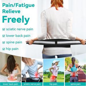 Di bawah pakaian bantuan Sciatica tulang belakang nyeri bernapas sabuk pendukung dapat disesuaikan latihan kerja cocok ringan penguat punggung - Product Image 5