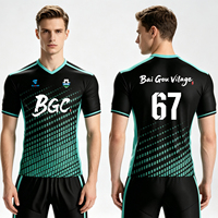 Jersey Sepak Bola Cetak Digital Berkualitas Tinggi 2026, Cepat Kering, Bahan Polyester, untuk Kompetisi Tim, Maillot De Football