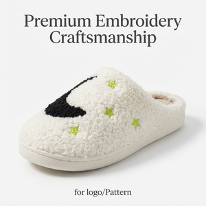 Custom LOGO Designer Luxury Plush Cotton House <strong>Slippers</strong> Wholesale <strong>for</strong> <strong>Women</strong> Winter Indoor Outdoor <strong>Home</strong> Warm Shoes Low MOQ 100 - Product Image 3