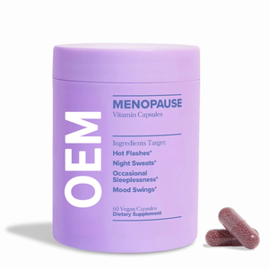 Capsules de Ménopause à Marque Blanche pour les Humeurs Changeantes, Équilibre Hormonal, Vitamines, Antioxydants, Complément Herbal - Product Image 1