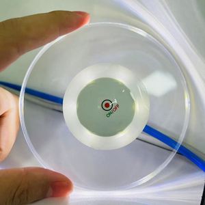 Wholesales Custom Led Glittering Ultra-Thin <b>Clear</b> Transparent Acrylic Coaster for Bar - Product Image 6