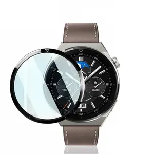 Soft Scratch-resistant PMMA+PC Smart Watch Full Screen Protector for Huawei Watch GT 2e 3D Curved Protective Film