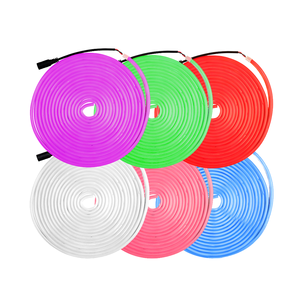 Tira de Luz LED de Neón Flexible de Silicona, Resistente al Agua IP67, para Uso en Hoteles, Rollo de 5 Metros, 12v, Venta al Por Mayor de Fábrica - Product Image 4