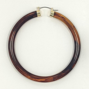 Luoyan moda estate trasparente trasparente grandi <span class=keywords><strong>orecchini</strong></span> a cerchio in acciaio inox acrilico placcato oro colorato <span class=keywords><strong>orecchini</strong></span> a cerchio in resina 2023 - Product Image 5