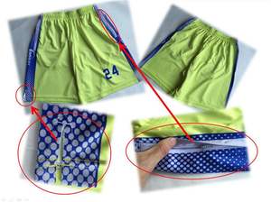 طقم قمصان كرة سلة مخصص بطباعة رقمية سريعة الجفاف بمقاسات كبيرة باللونين الأسود والأحمر زي كرة سلة مخصص للصيف - Product Image 6