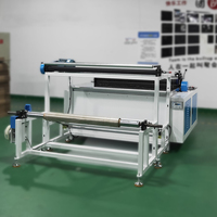 Machine de découpe transversale de feuilles de 1200 mm, contrôlée par PLC, 4000 W, pour film PE, papier kraft non tissé, papier graphite