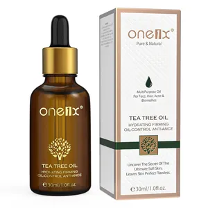 ONE1X-Aceite Esencial orgánico de árbol de té, aceite nutritivo Natural puro para el cuidado de la cara, tratamiento del acné, aceite de árbol de té