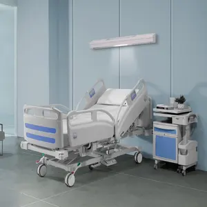 कामा clinica चिकित्सा रोगी के बिस्तर गद्दे के साथ 3 समारोह आईसीयू बिजली अस्पताल के बिस्तर