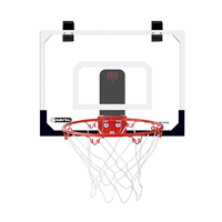 Les quatre coins sont lisses et arrondis. Ensemble de mini-panier de basket portable pour enfants, modèle à suspendre à la porte, 43*30 cm, pour intérieur