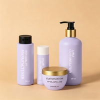 Ensemble de flacons cosmétiques OEM ODM, flacons de shampoing, flacons cylindriques en plastique pour le visage et le corps